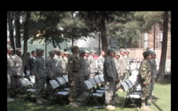 Freedom File: New ISAF Command Sgt. Maj. Arrives - Sept. 1