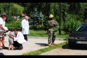 Seabees at work in Kolasin, Montenegro