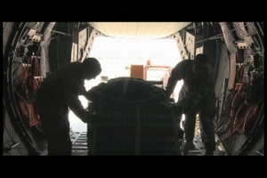 538th AEW Conduct Air Delivery Mission Aboard C-27 in Kabul