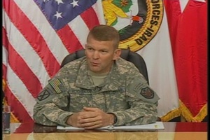 Brig. Gen. Buchanan - Press Briefing, Part 1