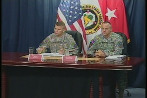 Brig. Gen. Buchanan & Brig. Gen. Cox Press Briefing, Part 1