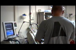 Night Shift at Salerno Hospital Cares for Patients, Short Package