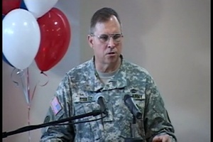 Lt. Gen. Jack Stultz Speaks at Army Strong Community Center Opening