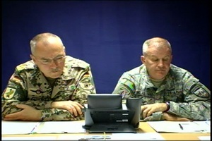 German Maj. Gen. Hans Werner Fritz and U.S. Army Col. Sean Mulholland, Part