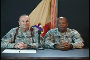 Col. Shawn Morrissey and Command Sgt. Maj. Clifton Johnson - WTOC-TV