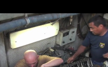 Sailors Teach Boat Engine Maintenance