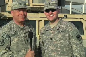 Lt. Col. David Gunderson and Capt. Ken Honken