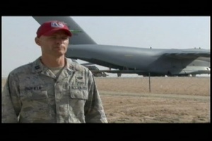 First C-17 Lands at FOB Dwyer - Capt. Oliver Barfield
