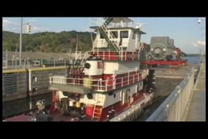 Chickamauga Lock Heavy Cargo Shipment