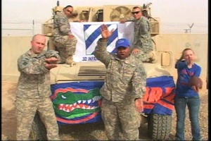 Command Sgt. Maj. Byron Loyd Sends Shout Out to Florida Gators