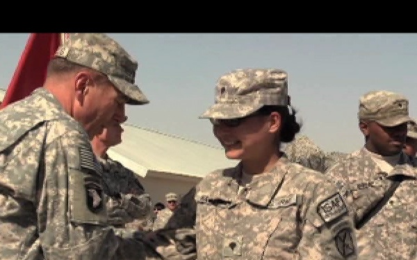 158 Soldiers Reenlist in Northern Afghanistan