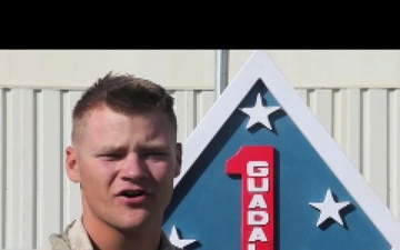 Sgt. Sabo Says Happy Birthday to Marine Corps