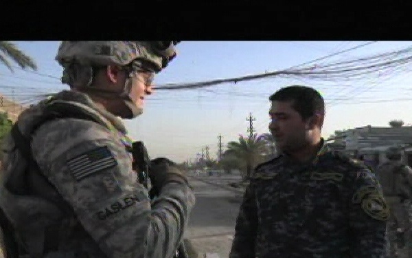 Iraqis and Americans Patrol to Protect the International Zone