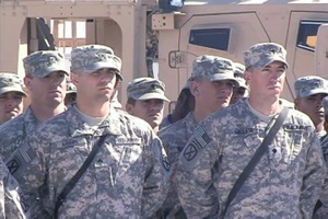 Gen. Petraeus Performs Re-enlistment Ceremony at Camp Mike Spann, Part 2