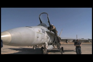 U.S. Marines and Sailors Prepare F/A 18's for Falcon Air Meet 2010