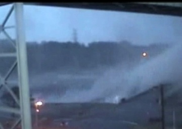 Tornado scores a touch down at Chickamauga Lock