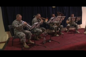 1st Infantry Division Band Performs at Embassy
