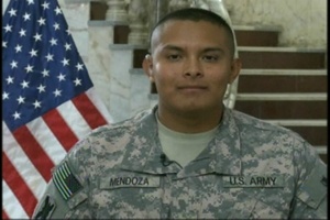 Pfc. Leonel Mendoza (in Spanish)