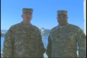 Lt. Gen.Cone & Command Sgt. Maj.Coleman Ft. Hood Greeting