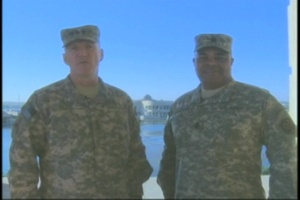Lt. Gen.Cone & Command Sgt. Maj.Coleman Ft. Hood Greeting