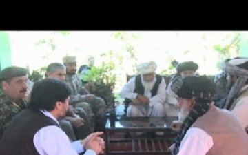 Khost Provincial Governor Settles Dispute