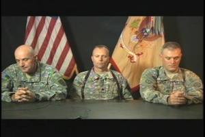 Lt. Col. Anthony Bohn, Sgt. Maj. Stan Richards and Capt. Grassamyer - Part