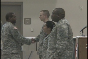 Leader Bids Farewell to Soldiers