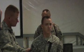 1-84th Expeditionary Sustainment Command's Combat Patch Ceremony