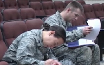Joint Deployed Airmen Inprocess into 467th AEG