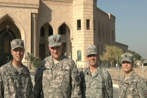 Capt. Lui, Master Sgt. Cocciolone, and Sgts. 1st Class Kaufman and Rivera