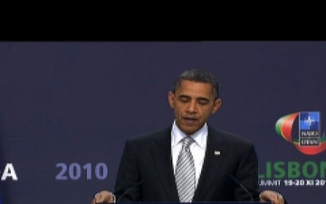 2010 NATO Lisbon Press Conference: President Obama, Part 1