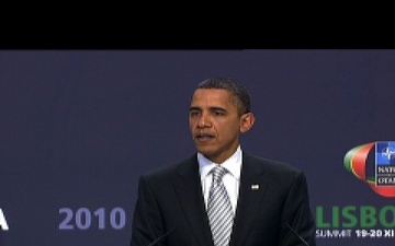 2010 NATO Lisbon Press Conference: President Obama, Part 5