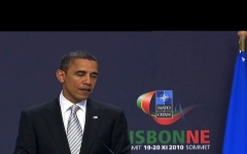 2010 NATO Lisbon Press Conference: President Obama, Part 7