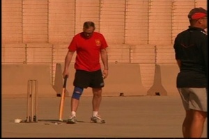 Soldiers PLay Cricket