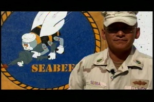 Seabee Helps the Wounded Warriors