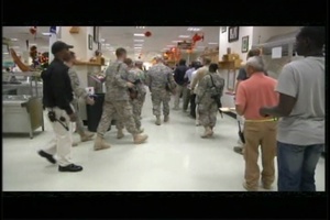 Lt. Gen. Cone Spends Thanksgiving with Soldiers in Iraq