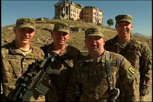 Sgt. Daniel Walford and A Troop 134 - Regis and Kelly/Huskers
