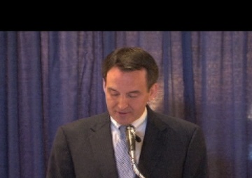 Governor Pawlenty Speaks at Adjutant General Ceremony, Part 1