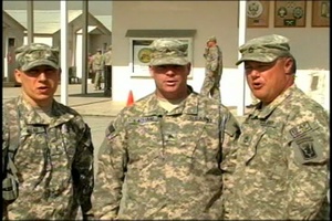 Sgt. Tom Latham, Sgt. 1st Class Patrick Burke, and 2nd Lt. Jordan Brough