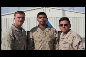Marines in Afghanistan Say Happy Thanksgiving