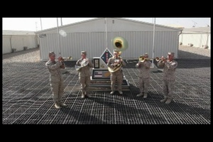 1st Marine Division (Forward) Band Plays the National Anthem