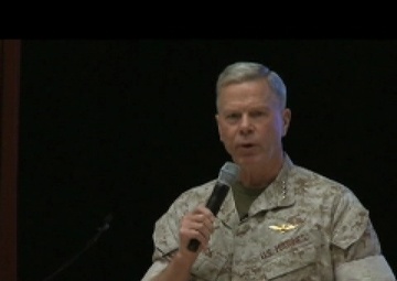 Commandant of the Marine Corps Holds Town Hall Meeting, Part 1