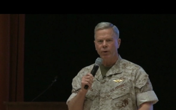 Commandant of the Marine Corps Holds Town Hall Meeting, Part 1
