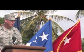 Hawaii Gov. Lingle and Maj. Gen. Lee Honored at Hickam AFB