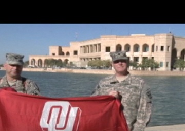 Oklahoma University Shoutout from Col. Browning and Lt. Col. McFadden