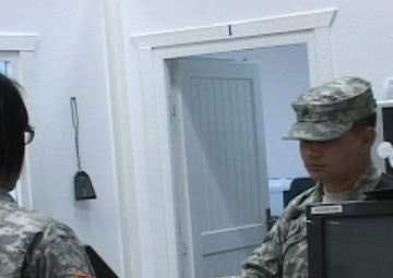 Postal Detachment Soldiers Prepare for the Holiday Season at Camp Bondsteel, Kosovo