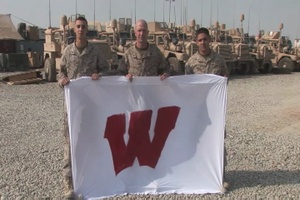 Staff Sgt. Adam Romneck, Cpl. Matthew Olsen and Cpl. Alex Rocha