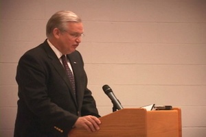 Congressman Skelton Receives Conspicuous Service Medal