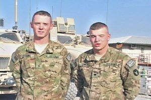 Sgt. Trae Blessing, Spc. Joshua Sawyer