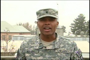 Spc. Delvin Adams